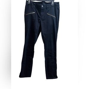 London jeans Black Zipper Detail Pants size 4
